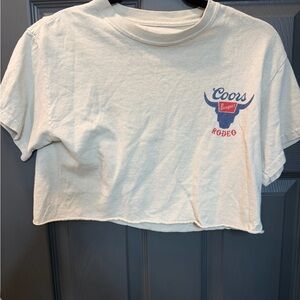 Coors Banquet Rodeo Crop Top